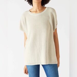 Mersea Camden Short Sleeve Sweater Desert‎ Palm One Size